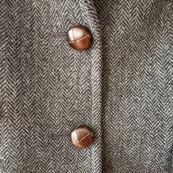 J. Crew Women's Blazer in Charcoal Herringbone - Picture 2 of 6
